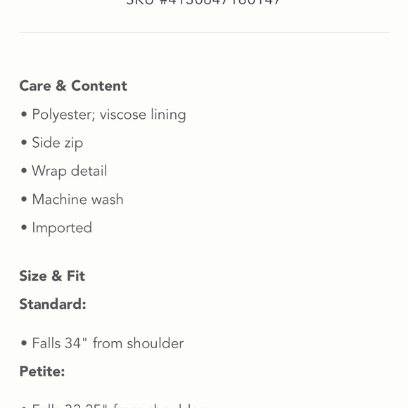 Anthropologie NWT Printed Wrap Dress Size 0. - Picture 9 of 15